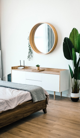 beautiful furniture in beautiful apartment